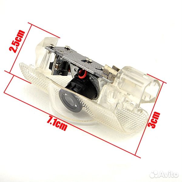 Штатная подсветка дверей Тойота Камри - Toyota Cam