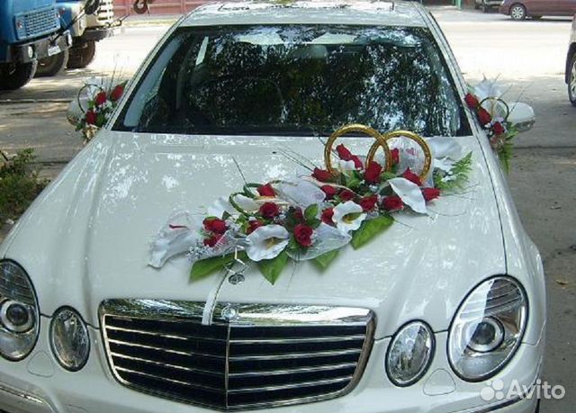 Украшения для авто на свадьбу фото Украшения для авто на свадьбу фото
