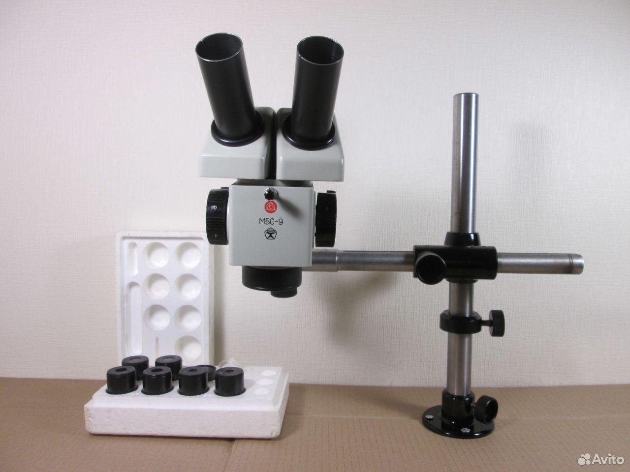 штатив для микроскопа из мебельной фурнитуры