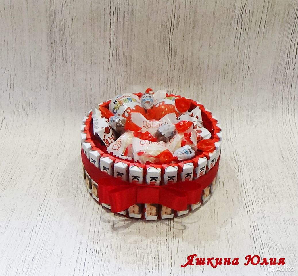 Торт из киндер-шоколада,Кит-кат,мерси купить на Зозу.ру - фотография № 3