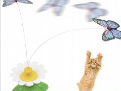Игрушка «летающая бабочка»для игривых кошек