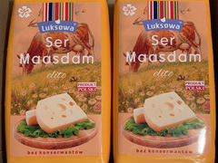 Сыр Luksowa Maasdam Elite С дырками