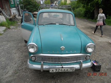 Москвич 407 1.4 МТ, 1961, 60 000 км