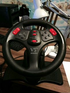 Руль с педалями для приставки PlayStation