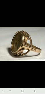 Золотое кольцо ручной работы