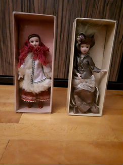 Куклы в народных костюмах и Дамы эпохи