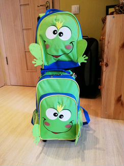 Детский чемодан +рюкзак