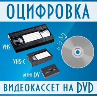 Оцифровка кинопленок и видеокассет
