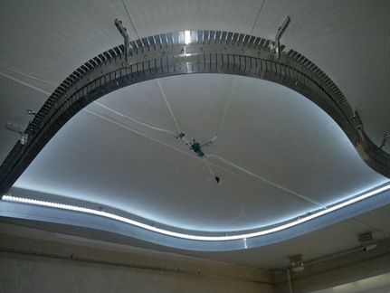 Алюминиевые конструкции для натяжных потолков