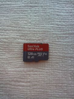 Флэш-карта Micro SD SanDisc Ultra plus 128 Gb