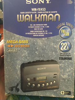 Кассетный плеер sony walkman WM-FX453