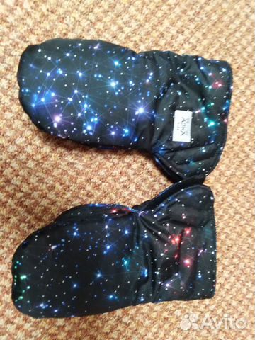 Классные Теплые Варежки на коляску,санки