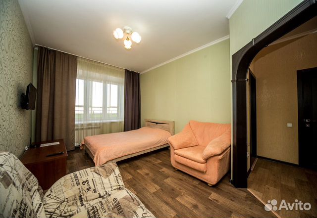 

1-к. квартира, 37 м², 2 кровати