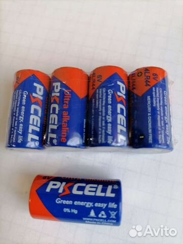 Батарейки 4LR44 6V