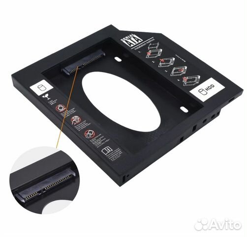 Переходник для жесткого диска cd-rom ноутбука