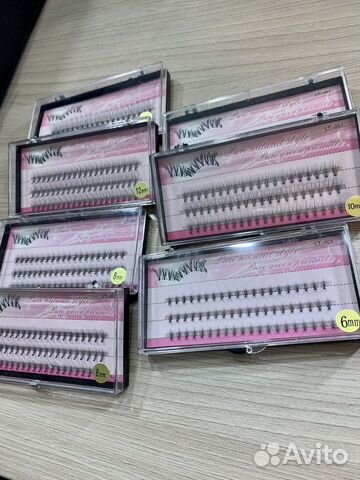 Реснички пучковые накладные