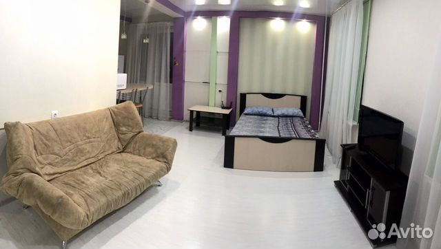 

Квартира-студия, 45 м², 2 кровати