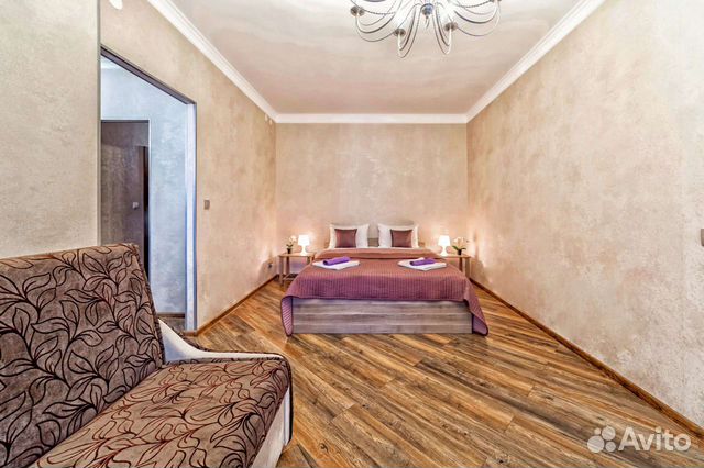 

1-к. квартира, 41 м², 2 кровати