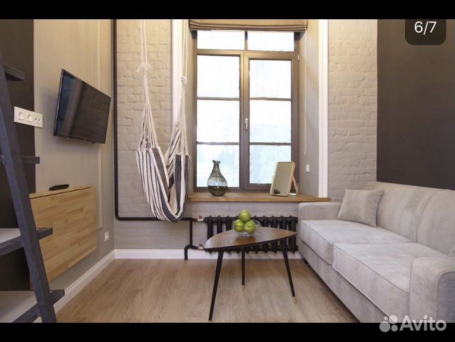 

Квартира-студия, 17 м², 2 кровати