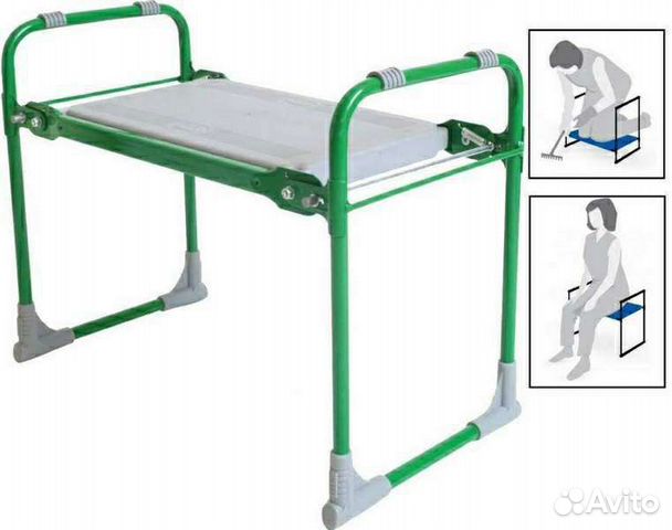 Складная скамейка перевёртыш садовая