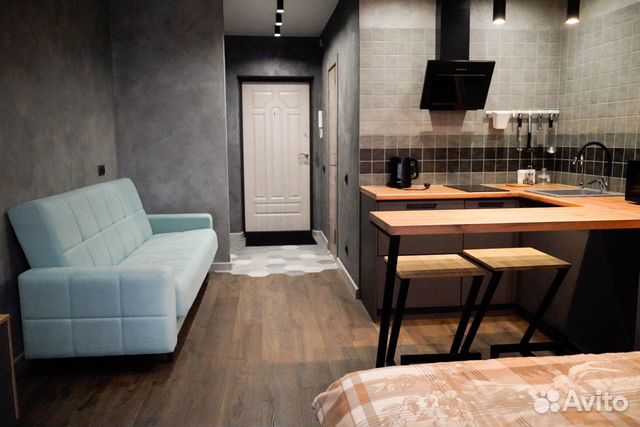 

Квартира-студия, 28 м², 2 кровати