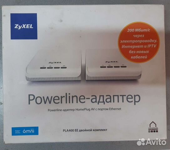 Сетевой адаптер Zyxel pla400 ee x2