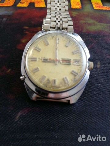 Часы мужские старинные с календарем