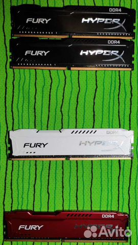 Оперативная память ddr4 Kingston HyperX fury