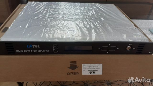 Оптический усилитель 1550 нм, 1 выход 18 дБм