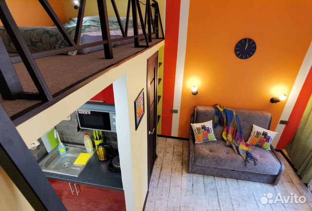 

Квартира-студия, 19 м², 2 кровати