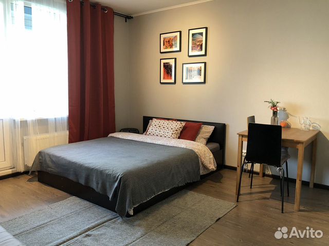 

Квартира-студия, 30 м², 2 кровати