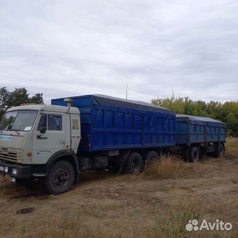 Услуги камаз зерновоз с прицепом