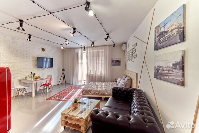 

Квартира-студия, 42 м², 1 кровать
