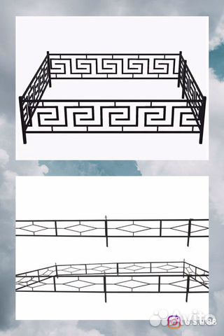 Ритуальные оградки на кладбище