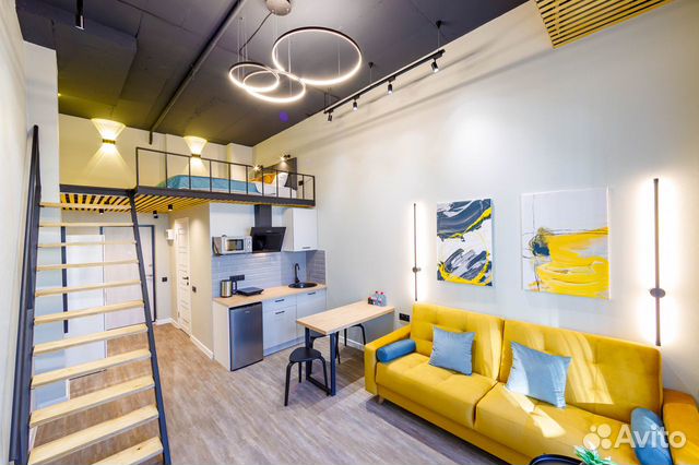 

Квартира-студия, 32 м², 2 кровати