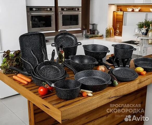 Ярославская посуда Сковорода казан ковш разные раз