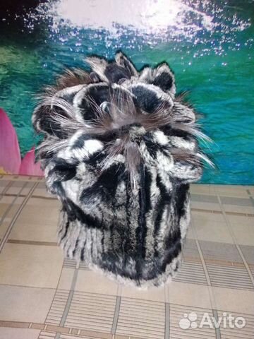 Шапка из кролика и шапка ушанка норковая