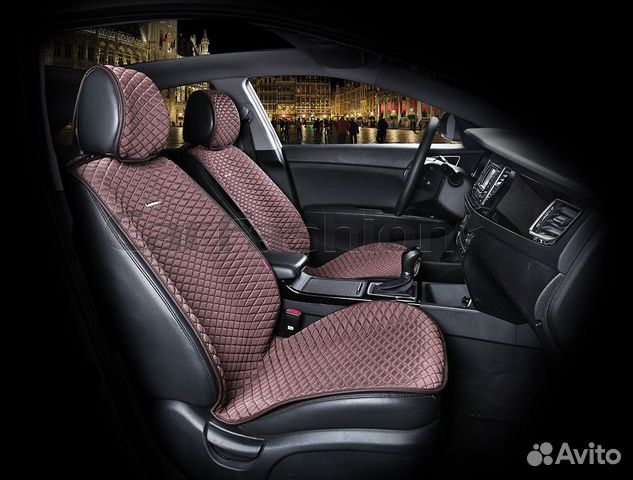 Накидки на сидения Palermo коричневые