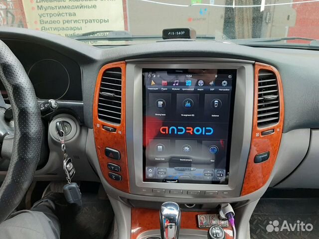 Android магнитола Tesla для Toyota LC100, LX470