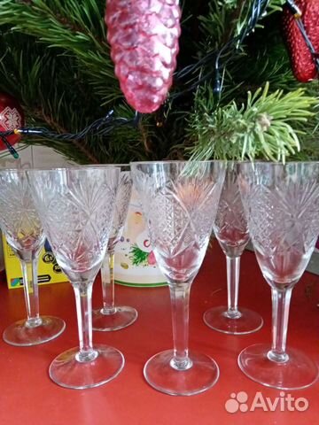 Фужеры(бокалы) из хрусталя
