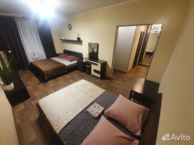 

1-к. квартира, 45 м², 2 кровати