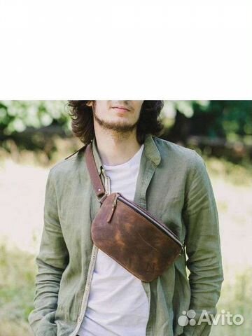Сумка кожаная