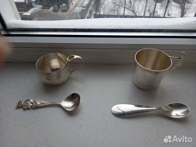 Детское столовое серебро 925 проба