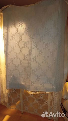 Тюль двойная, общяя ширина 280 см, высота 240 см