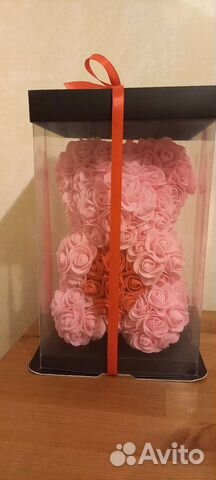 Мишка из роз