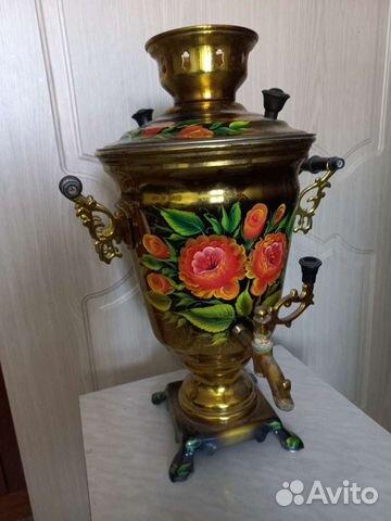 Самовар электрический расписной