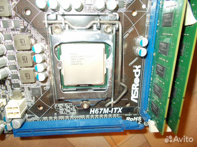 Asrock H67M-ITX + Core i3 2120 + 4GB DDR3