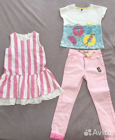 Вещи пакетом на девочку 110