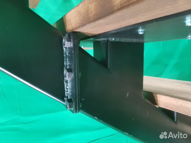 Модульная лестница на металлокаркасе