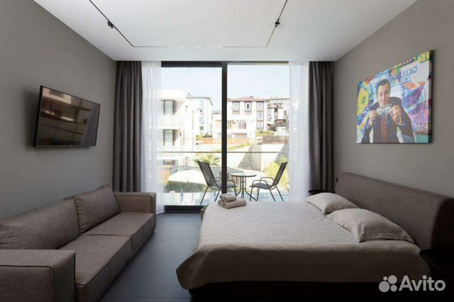 

Квартира-студия в апарт-отеле, 29 м², 1 кровать